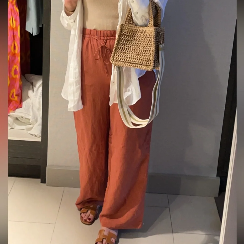 H&M Linen Blend Pants